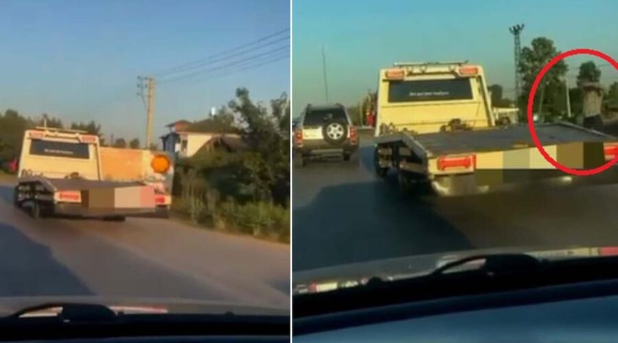 trafigi birbirine katan cekiciye ceza kesildi hRAPAEfI