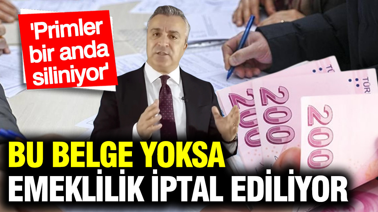 Emeklilik İçin Gerekli Belgeyi Sunmazsanız Prim Günleriniz Silinebilir: SGK Uzmanı Uyardı